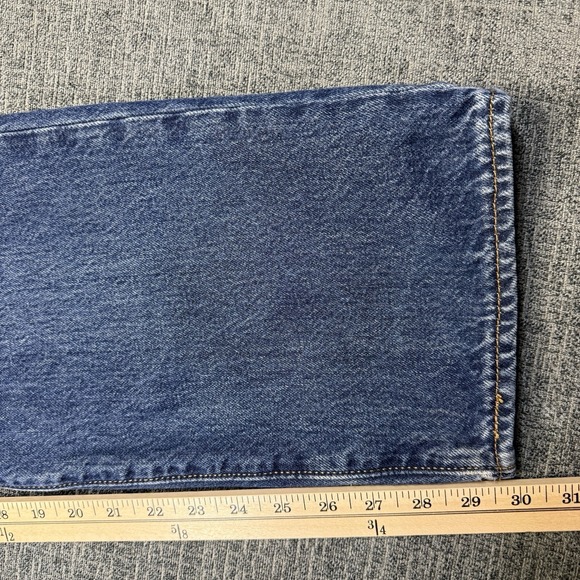 Levi's Premium 555 Jeans Men's 33x32* (32x30) Relaxed Fit Straight Leg Blue - Picture 10 of 11